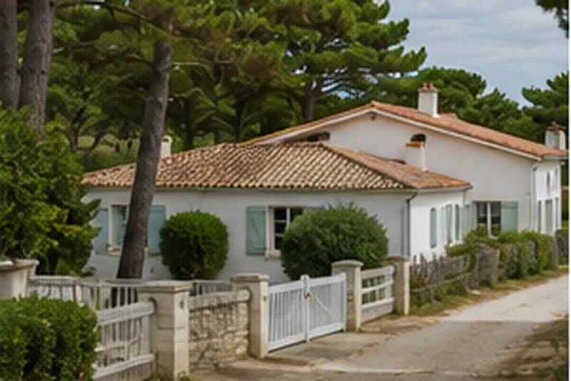Villa sous les pins maritimes dans le nord de l'île d'Oléron