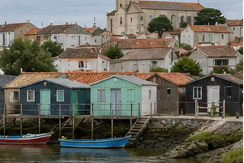 Bourg et cabanes ostréicoles de Marennes-Hiers-Brouage